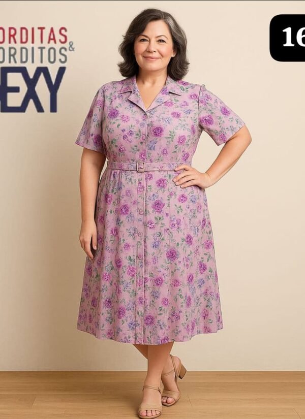 VESTIDO SEÑORERO ESTAMPADO 14-26 1671